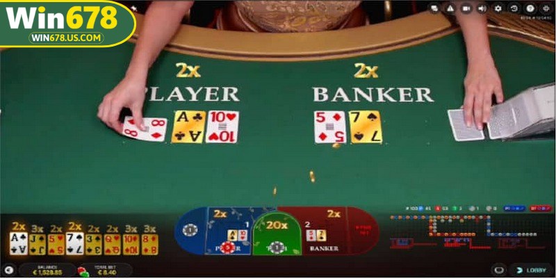 Cầu Baccarat 1 - 2 hay 1 - 3 đơn giản, dễ áp dụng với cơ hội thắng cao