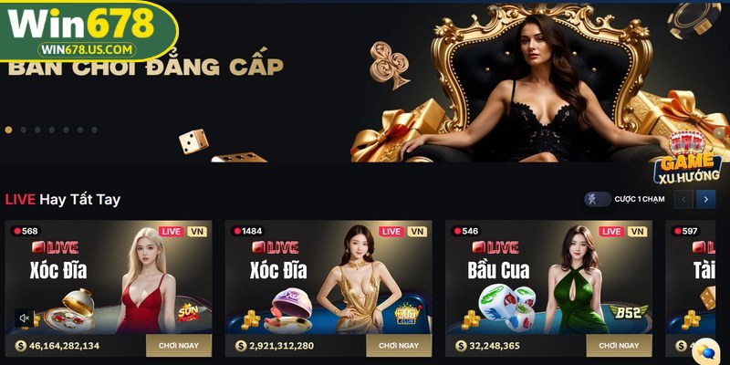 WIN678 đã trở thành thương hiệu được yêu thích số 1