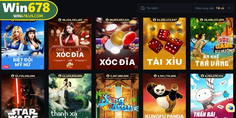 WIN678 tự hào mang đến cho người chơi một kho game đa dạng